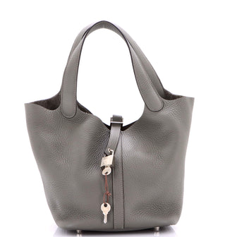 Hermes Picotin Lock Bag Clemence MM