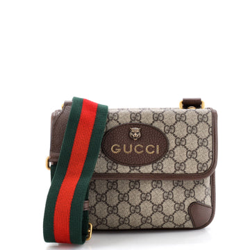 Gucci Neo Vintage Flap Messenger GG Coated Canvas Small