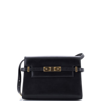 Saint Laurent Manhattan Shoulder Bag Leather Small