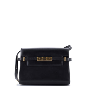 Saint Laurent Manhattan Shoulder Bag Leather Small