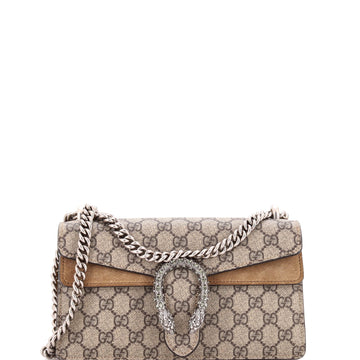 Gucci Dionysus Bag GG Coated Canvas with Crystal Embellished Metal Small