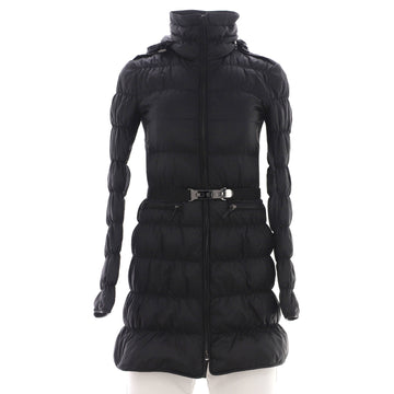 Burberry Women's Zip Up Belted Jacket Quilted Polyester Blend