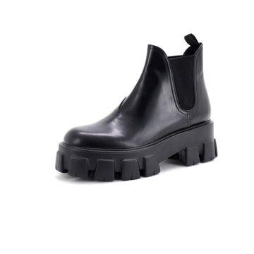 Prada Women's Monolith Chelsea Boots Leather