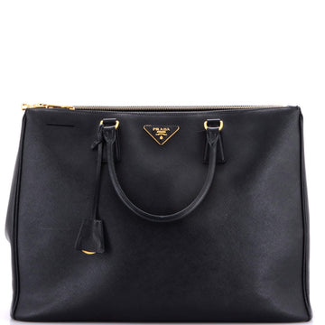 Prada Double Zip Lux Tote Saffiano Leather XL