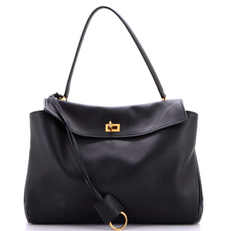 Balenciaga Rodeo Shoulder Bag Leather Medium