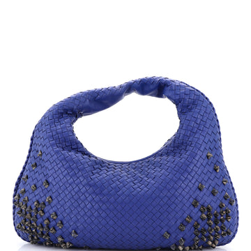 Bottega Veneta Applique Veneta Hobo Intrecciato Nappa and Python Large