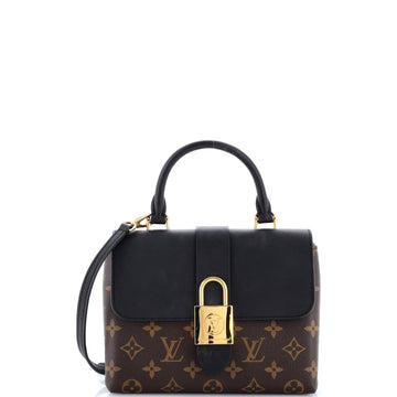 Louis Vuitton Locky Handbag Monogram Canvas with Leather BB