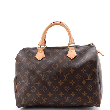 Louis Vuitton Speedy Handbag Monogram Canvas 30