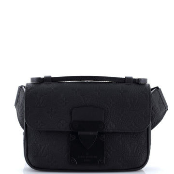 Louis Vuitton S Lock Sling Bag Monogram Taurillon Leather