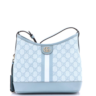 Ophidia Open Bucket Bag GG Coated Canvas with Leather Small