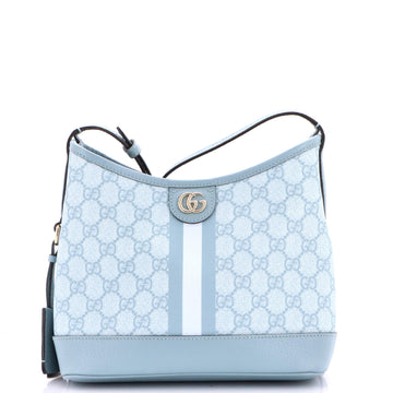 Ophidia Open Bucket Bag GG Coated Canvas with Leather Small
