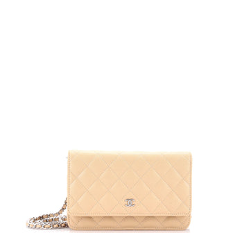 Chanel Wallet on Chain Quilted Caviar