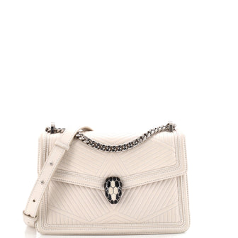 Bvlgari Serpenti Forever Shoulder Bag Quilted Leather Small