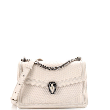 Bvlgari Serpenti Forever Shoulder Bag Quilted Leather Small