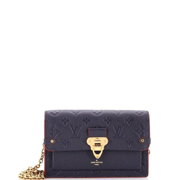 Louis Vuitton Vavin Chain Wallet NM Monogram Empreinte Leather