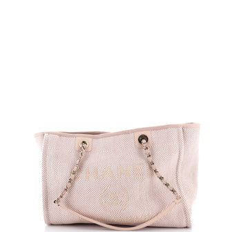 Chanel Deauville Tote Mixed Fibers Small