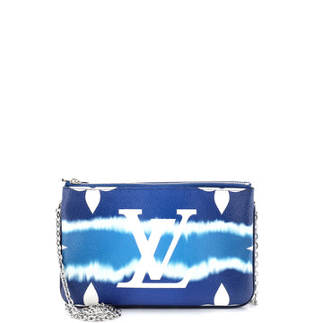 Louis Vuitton Double Zip Pochette Limited Edition Escale Monogram Giant