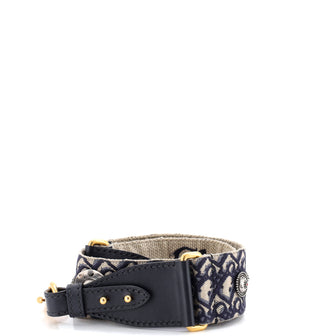 Christian Dior Shoulder Strap Embellished Oblique Canvas