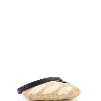 Fendi Baguette Bread Crossbody Bag Shearling
