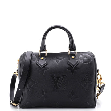 Louis Vuitton Speedy Bandouliere Bag Monogram Empreinte Giant 25