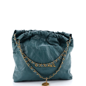 Chanel 22 Chain Hobo Quilted Calfskin Medium