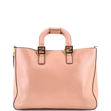 Fendi FF Handle Tote Leather Medium