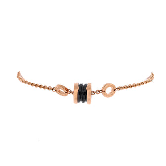 Bvlgari B.Zero1 Soft Bracelet 18K Rose Gold with Ceramic