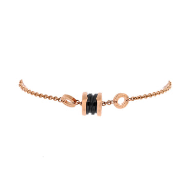 Bvlgari B.Zero1 Soft Bracelet 18K Rose Gold with Ceramic
