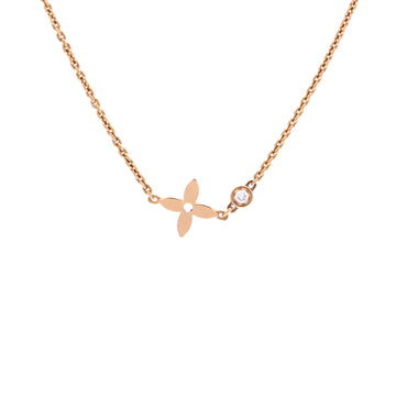 Louis Vuitton Monogram Idylle Necklace 18K Rose Gold with Diamond