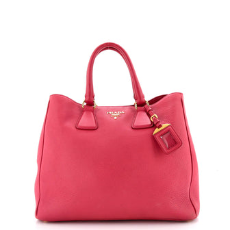 Prada Convertible Shopper Tote Vitello Daino Large