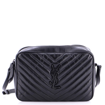 Saint Laurent Lou Camera Bag Matelasse Chevron Leather Small