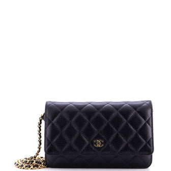 Chanel Wallet on Chain Quilted Caviar