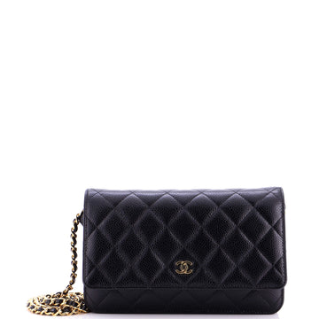 Chanel Wallet on Chain Quilted Caviar