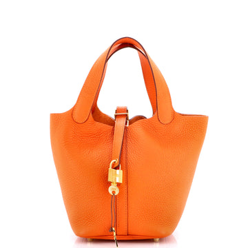 Hermes Picotin Lock Bag Clemence PM