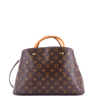 Louis Vuitton Montaigne Handbag Monogram Canvas MM