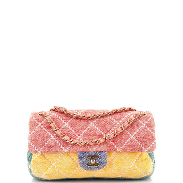 Chanel Ultimate Stitch Flap Bag Multicolor Quilted Jersey Medium
