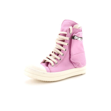 Rick Owens Women's DRKSHDW Cargo Ramones High-Top Sneakers Canvas