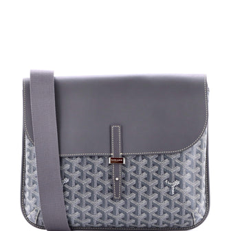 Goyard Coursier Messenger Bag Coated Canvas and Leather