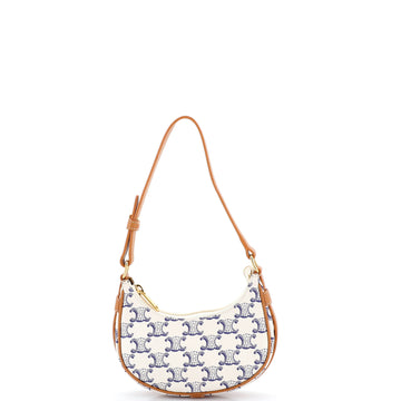 Celine Ava Bag Triomphe Coated Canvas Mini