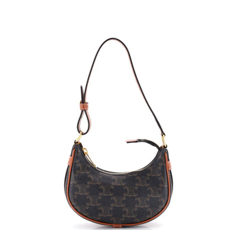 Celine Ava Bag Triomphe Coated Canvas Mini