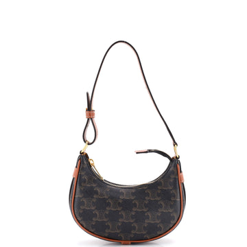 Celine Ava Bag Triomphe Coated Canvas Mini
