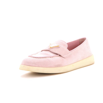 Prada Women's Saint Tropez Loafers Suede