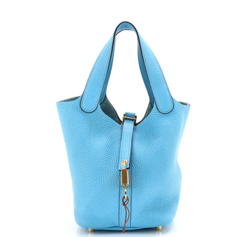 Hermes Picotin Lock Bag Clemence PM