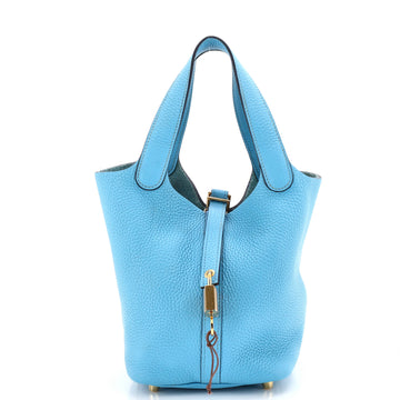Hermes Picotin Lock Bag Clemence PM