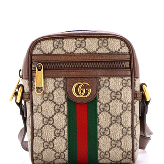 Gucci Ophidia Messenger Bag GG Coated Canvas Mini