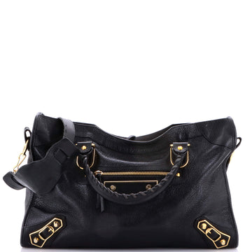 Balenciaga City Classic Metallic Edge Bag Leather Medium
