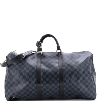 Louis Vuitton Keepall Bandouliere Bag Damier Graphite 55