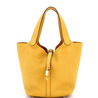 Hermes Picotin Lock Bag Clemence MM