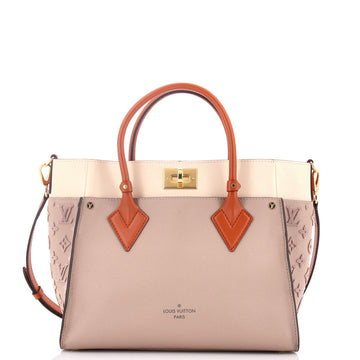 Louis Vuitton On My Side Tote Monogram Tuffetage Leather MM
