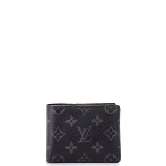 Louis Vuitton Slender Wallet Monogram Eclipse Canvas